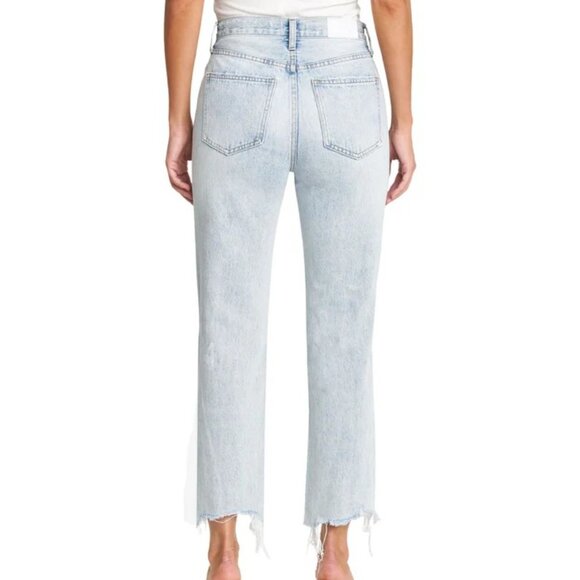 Pistola Charlie High Rise Straight Jeans in Hysteria Distressed 26 Womens denim - Picture 12 of 16